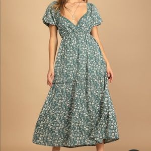 Lulu’s “Always in Love” floral print maxi